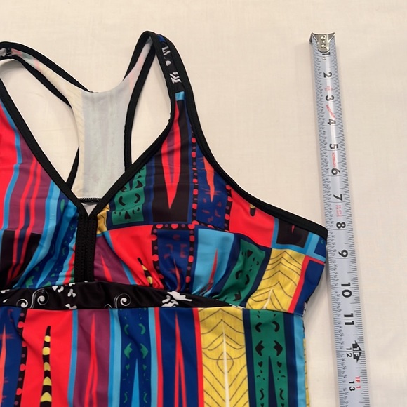 U30- 2 Large Tankini Tops: 1) Hula Honey Halter 2) Unbranded Racerback - Picture 12 of 14